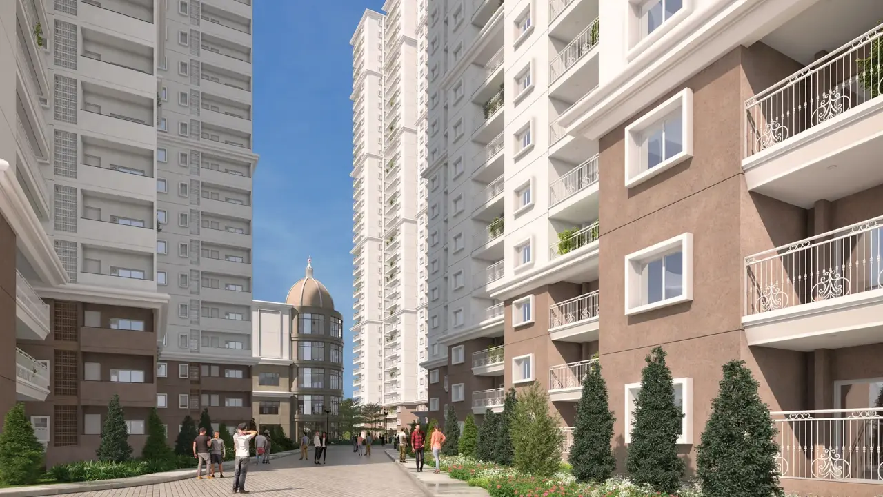 Prestige Beverly Hills in West Hyderabad (artist&rsquo;s impression)