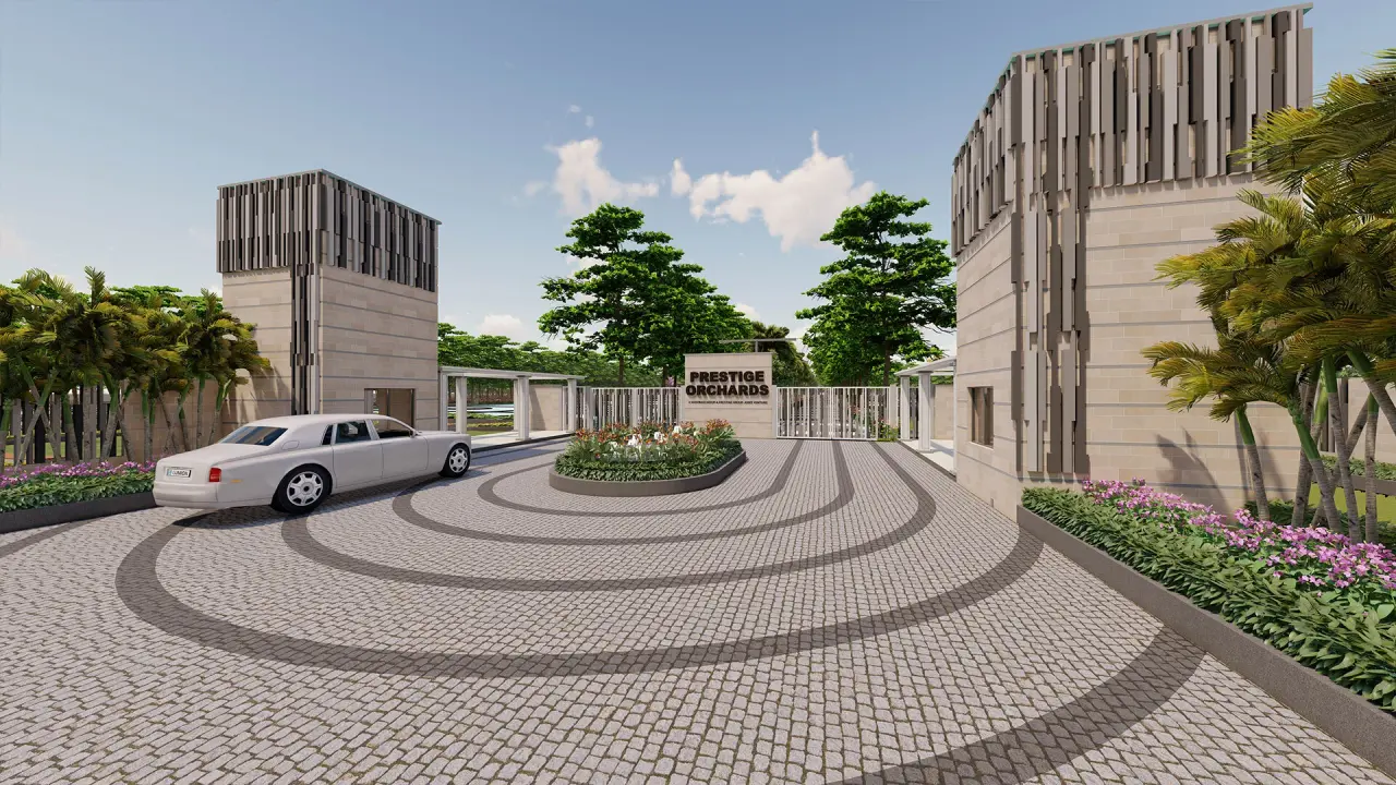 Prestige Orchards in West Hyderabad (artist&rsquo;s impression)